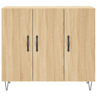 Credenza Rovere Sonoma 90x34x80 cm in Legno Multistrato 828103