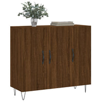 Credenza Rovere Marrone 90x34x80 cm in Legno Multistratocod mxl 80875