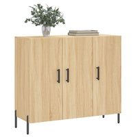 Credenza Rovere Sonoma 90x34x80 cm in Legno Multistrato 828119