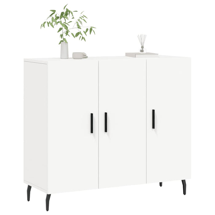 Credenza Bianca 90x34x80 cm in Legno Multistratocod mxl 79792