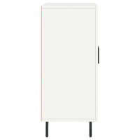 Credenza Bianca 90x34x80 cm in Legno Multistrato 828124