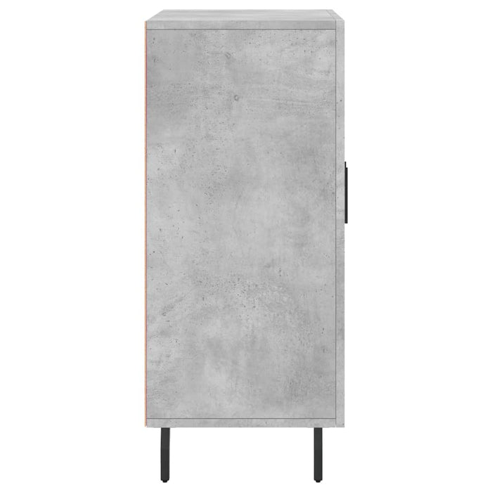 Credenza Grigio Cemento 90x34x80 cm in Legno Multistrato 828128