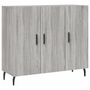 Credenza Grigio Sonoma 90x34x80 cm in Legno Multistratocod mxl 80877