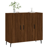 Credenza Rovere Marrone 90x34x80 cm in Legno Multistratocod mxl 104778