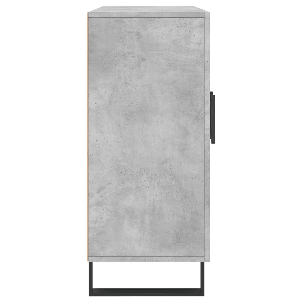 Credenza Grigio Cemento 90x34x80 cm in Legno Multistrato 828136