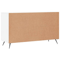 Credenza Bianco Lucido 100x36x60 cm in Legno Multistrato 828142