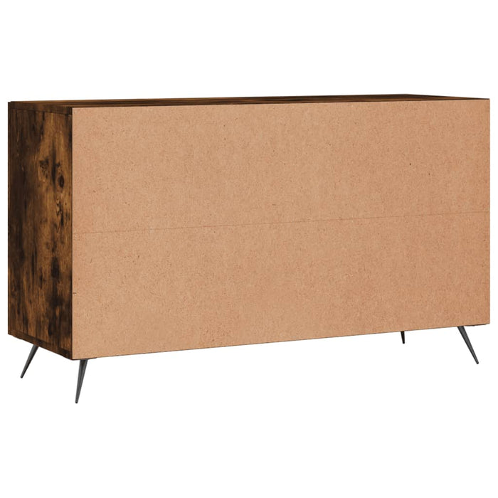 Credenza Rovere Fumo 100x36x60 cm in Legno Multistrato 828145