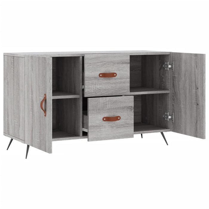 Credenza Grigio Sonoma 100x36x60 cm in Legno Multistrato 828146