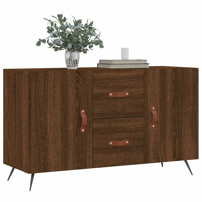 Credenza Rovere Marrone 100x36x60 cm in Legno Multistrato 828147