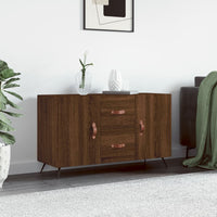 Credenza Rovere Marrone 100x36x60 cm in Legno Multistrato 828147