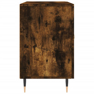 Credenza Rovere Fumo 100x36x60 cm in Legno Multistrato 828153