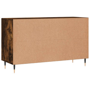 Credenza Rovere Fumo 100x36x60 cm in Legno Multistrato 828153