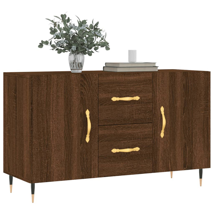 Credenza Rovere Marrone 100x36x60 cm in Legno Multistratocod mxl 128760