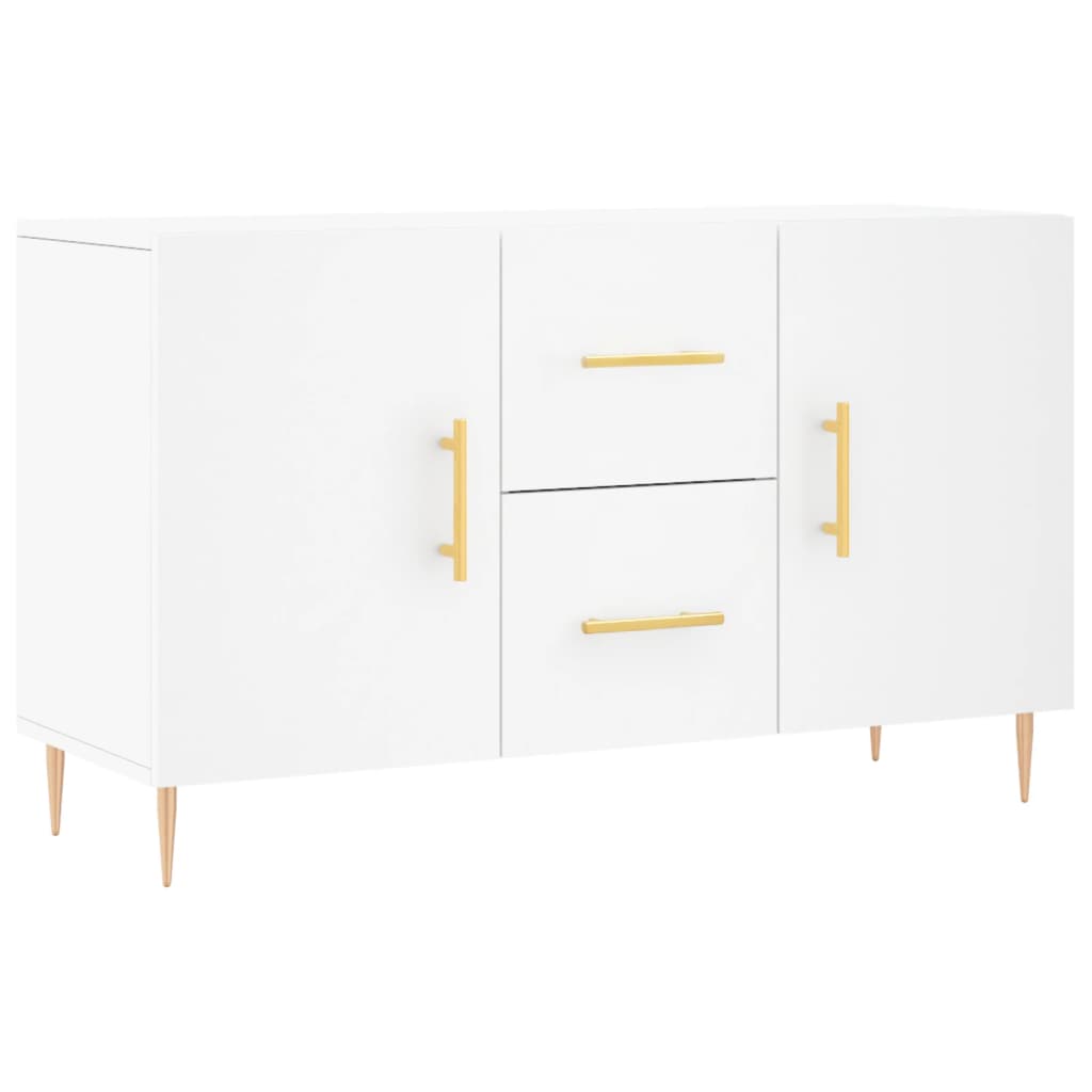 Credenza Bianca 100x36x60 cm in Legno Multistrato 828156