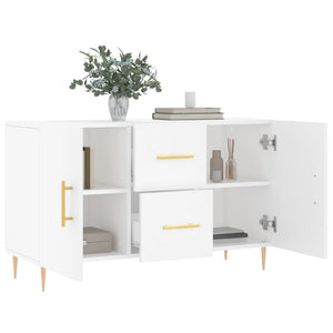 Credenza Bianca 100x36x60 cm in Legno Multistrato 828156