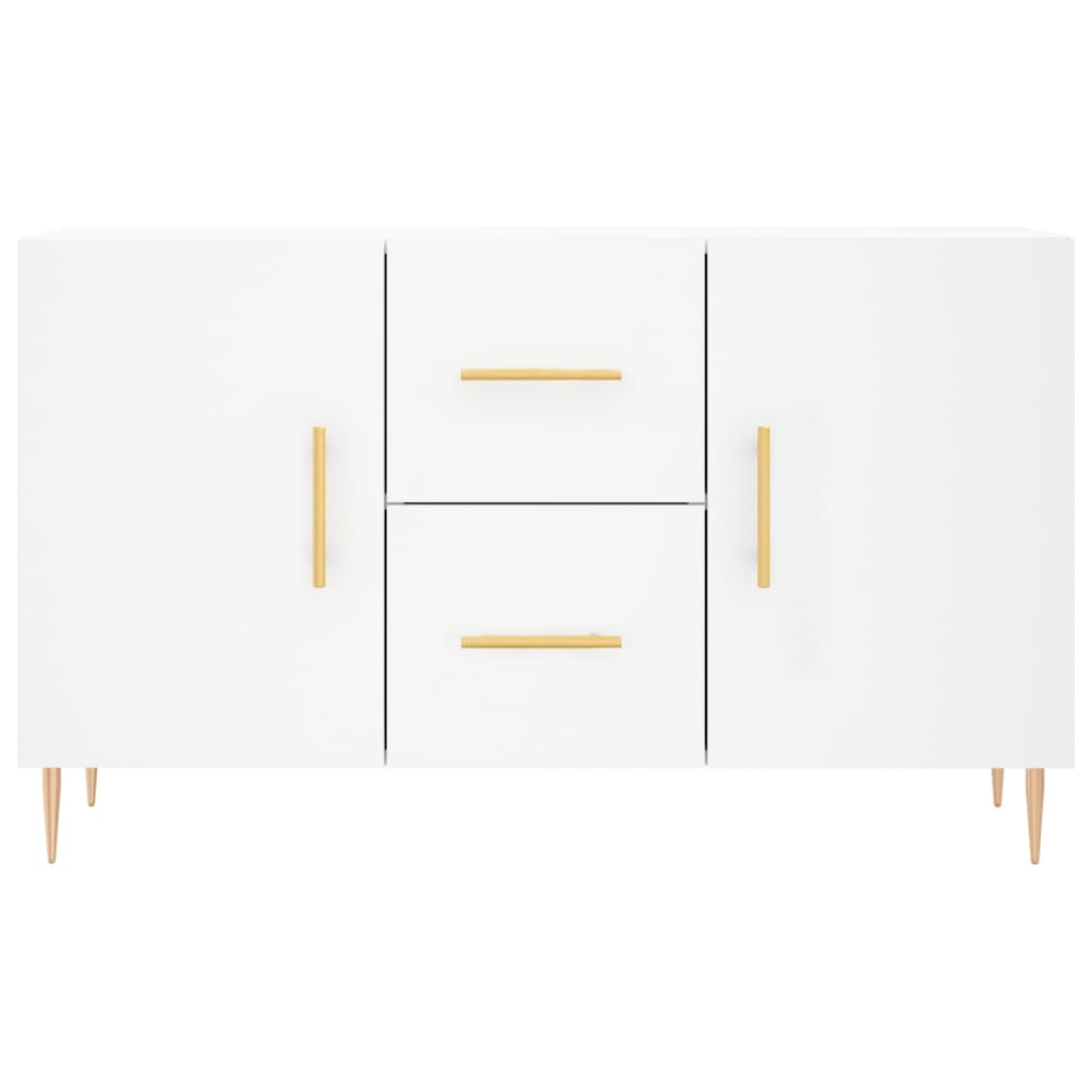 Credenza Bianca 100x36x60 cm in Legno Multistrato 828156