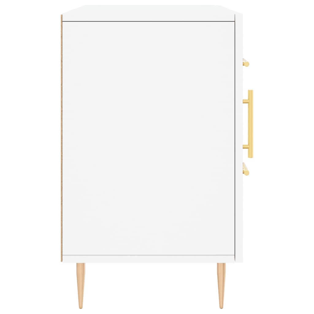 Credenza Bianca 100x36x60 cm in Legno Multistrato 828156