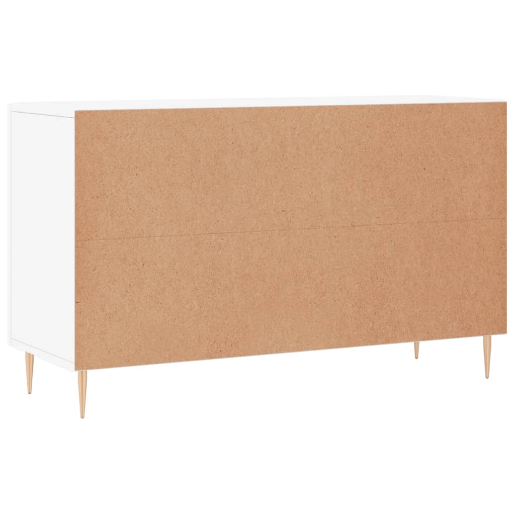 Credenza Bianca 100x36x60 cm in Legno Multistrato 828156