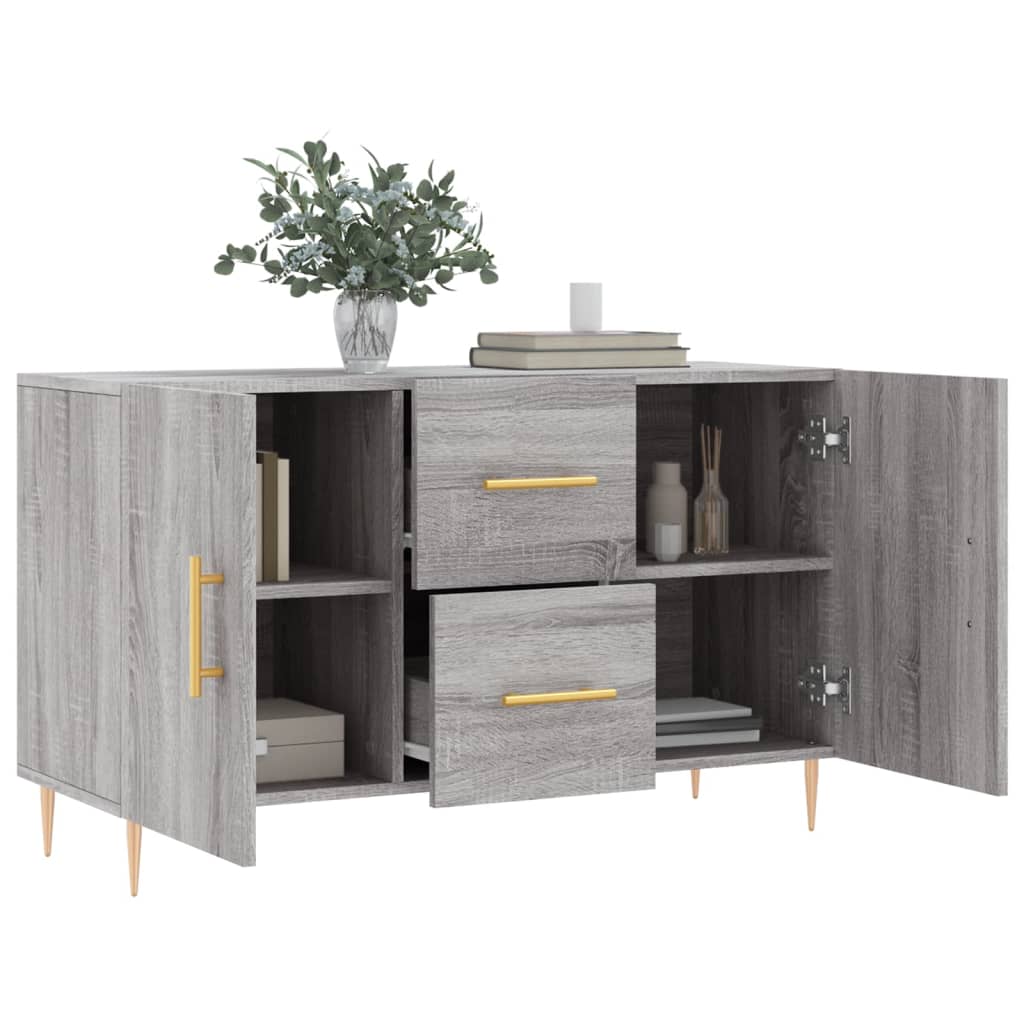 Credenza Grigio Sonoma 100x36x60 cm in Legno Multistrato 828162