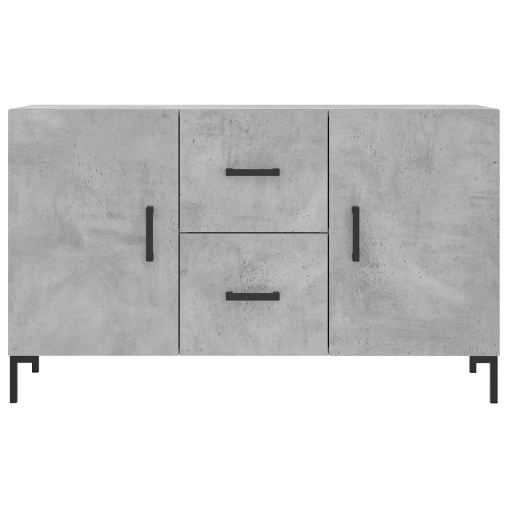 Credenza Grigio Cemento 100x36x60 cm in Legno Multistrato 828176