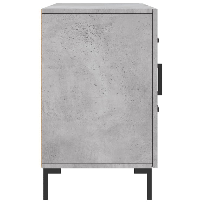 Credenza Grigio Cemento 100x36x60 cm in Legno Multistrato 828176