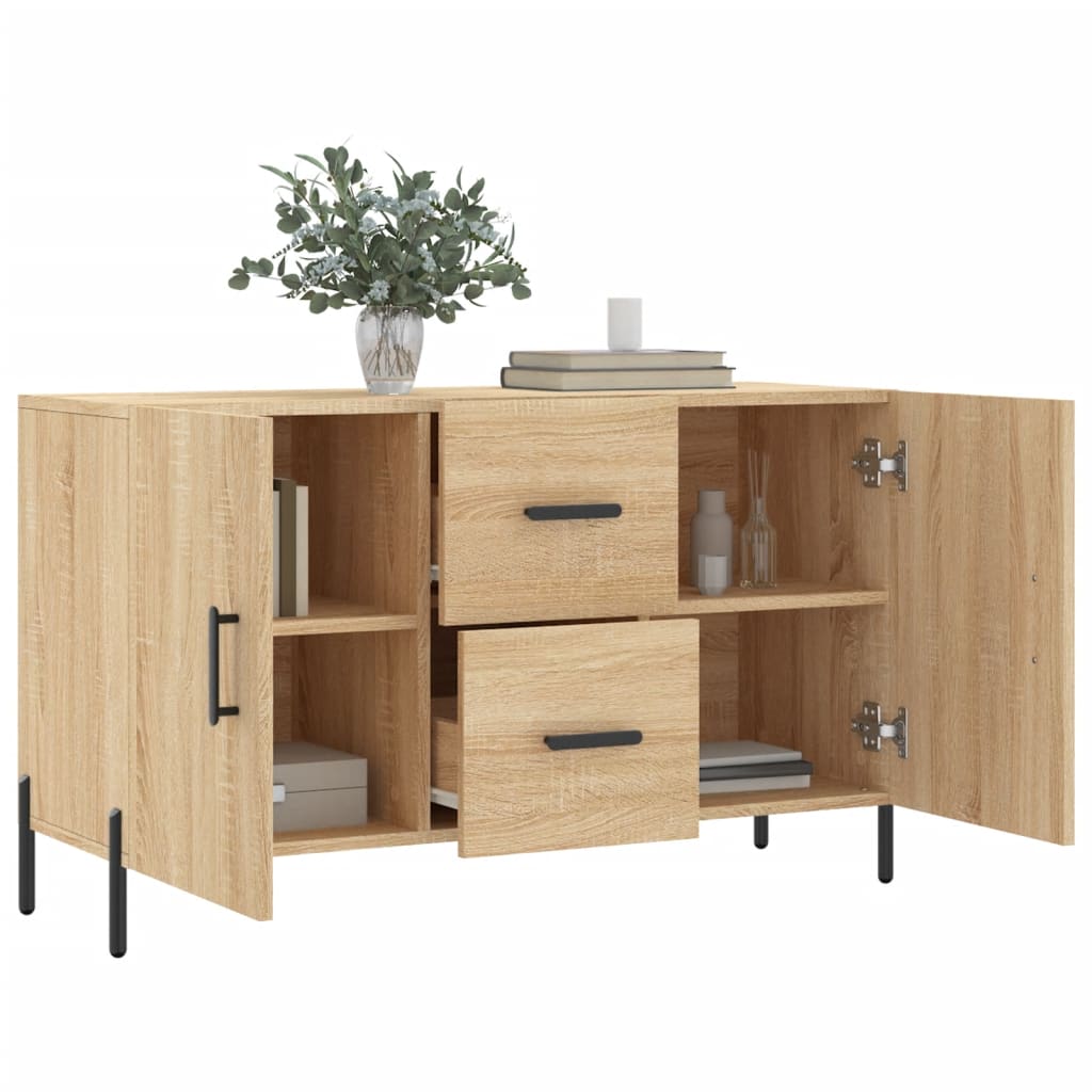 Credenza Rovere Sonoma 100x36x60 cm in Legno Multistrato 828183