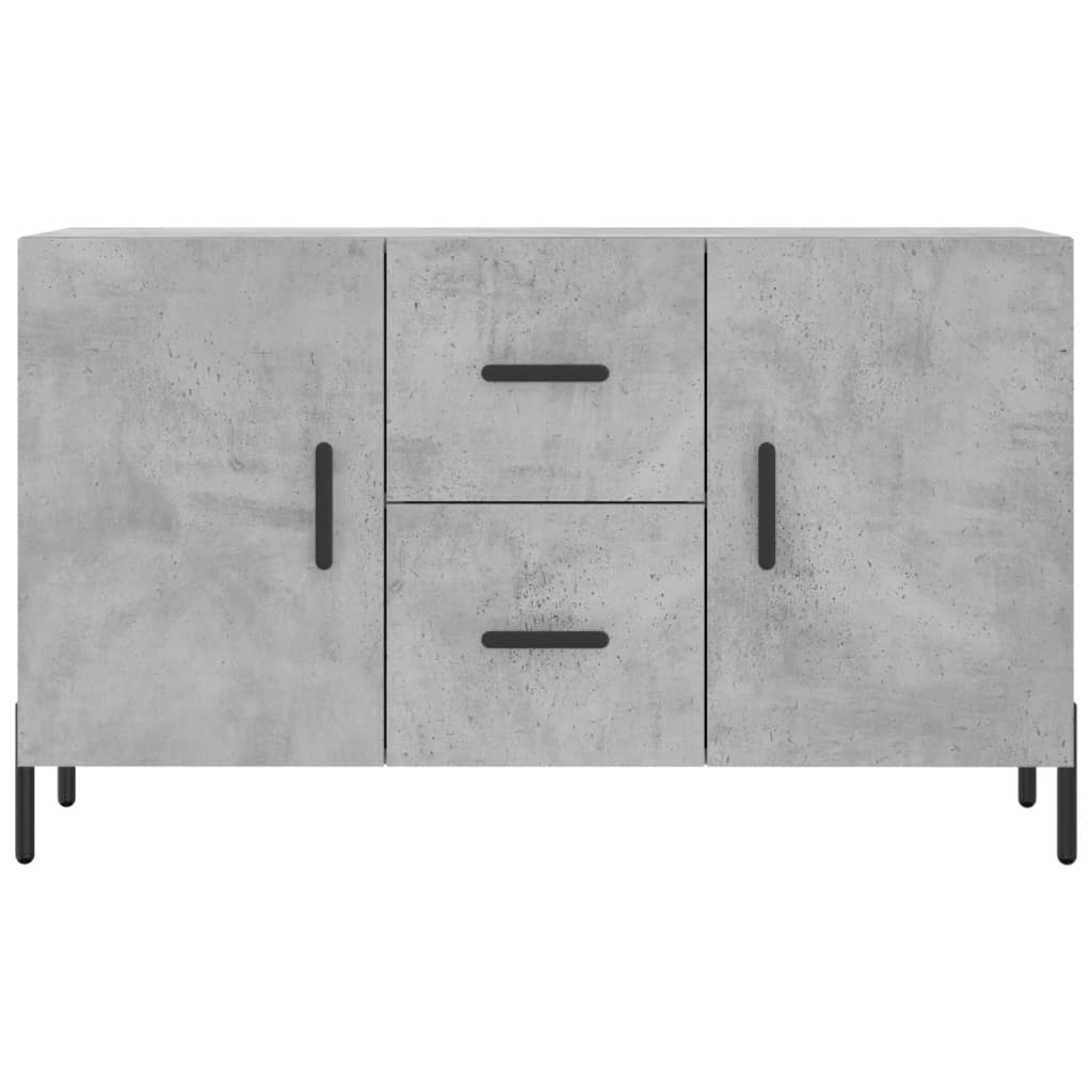 Credenza Grigio Cemento 100x36x60 cm in Legno Multistrato 828184