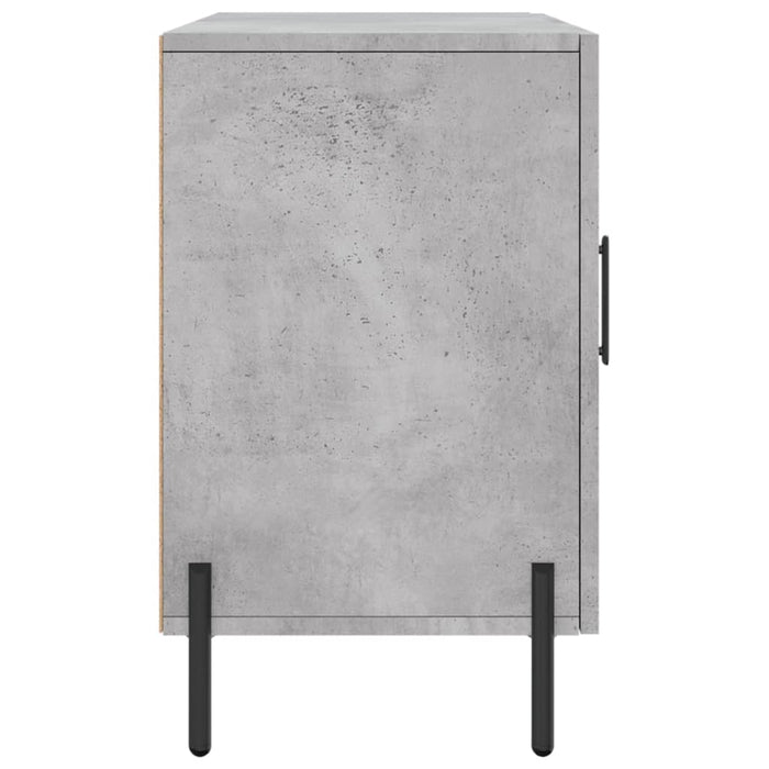 Credenza Grigio Cemento 100x36x60 cm in Legno Multistrato 828184