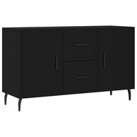 Credenza Nera 100x36x60 cm in Legno Multistrato 828189