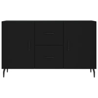 Credenza Nera 100x36x60 cm in Legno Multistrato 828189