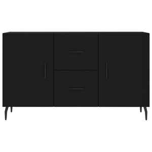 Credenza Nera 100x36x60 cm in Legno Multistrato 828189