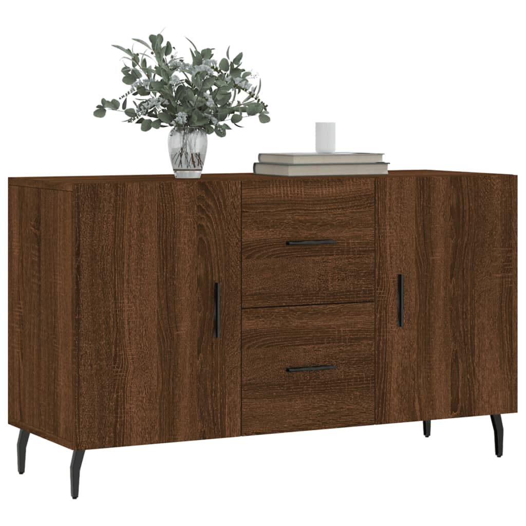 Credenza Rovere Marrone 100x36x60 cm in Legno Multistrato 828195