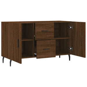 Credenza Rovere Marrone 100x36x60 cm in Legno Multistrato 828195