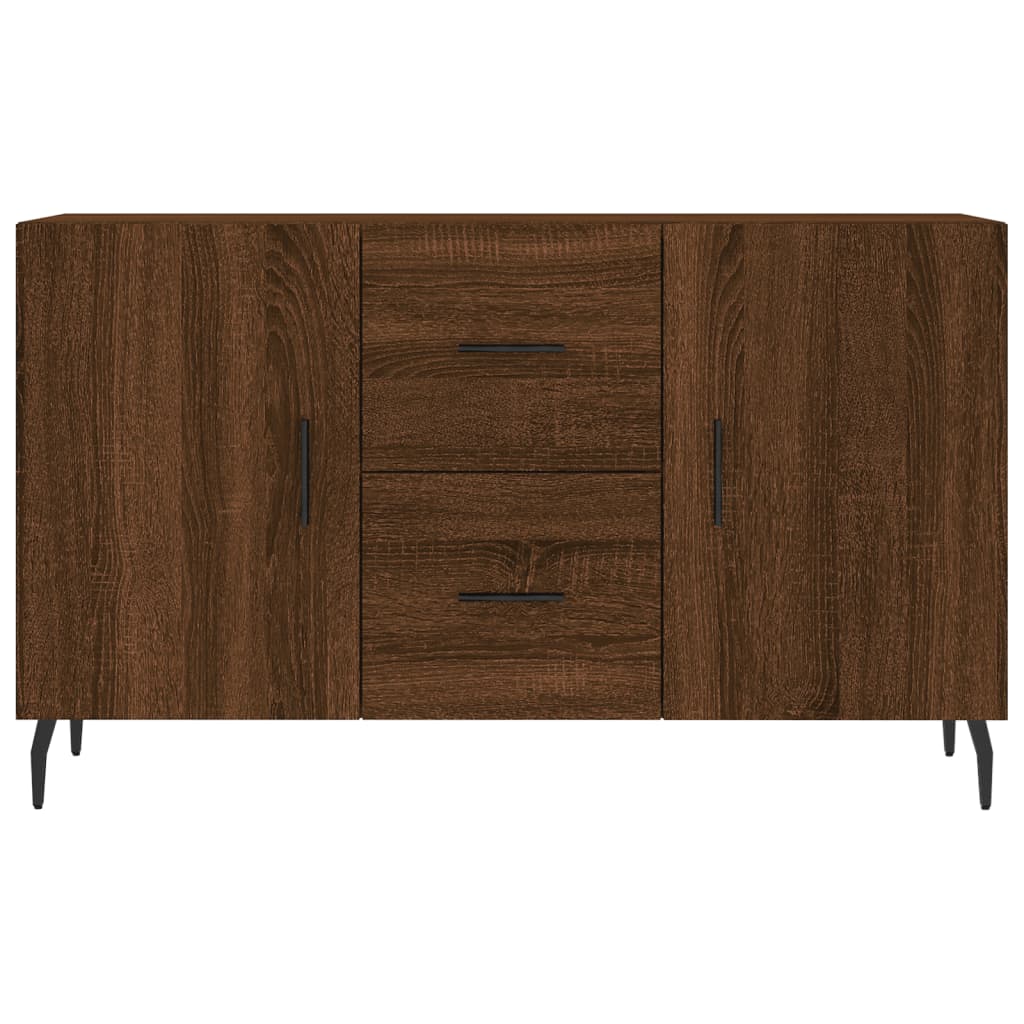 Credenza Rovere Marrone 100x36x60 cm in Legno Multistrato 828195