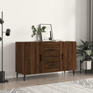 Credenza Rovere Marrone 100x36x60 cm in Legno Multistrato 828195