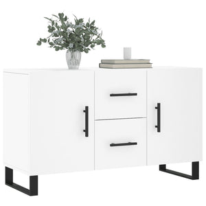 Credenza Bianca 100x36x60 cm in Legno Multistrato 828196