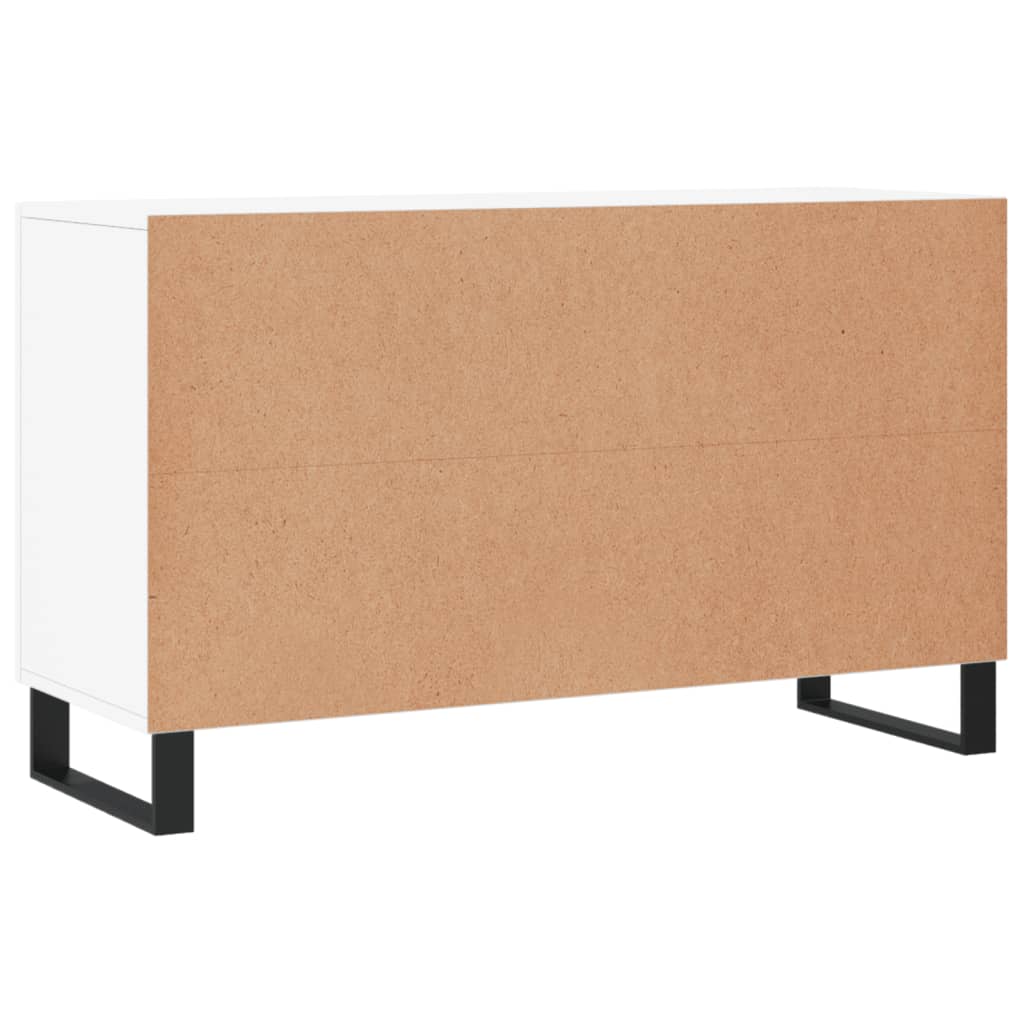 Credenza Bianca 100x36x60 cm in Legno Multistrato 828196