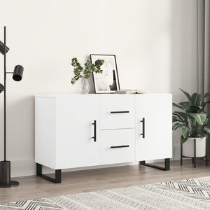 Credenza Bianca 100x36x60 cm in Legno Multistrato 828196