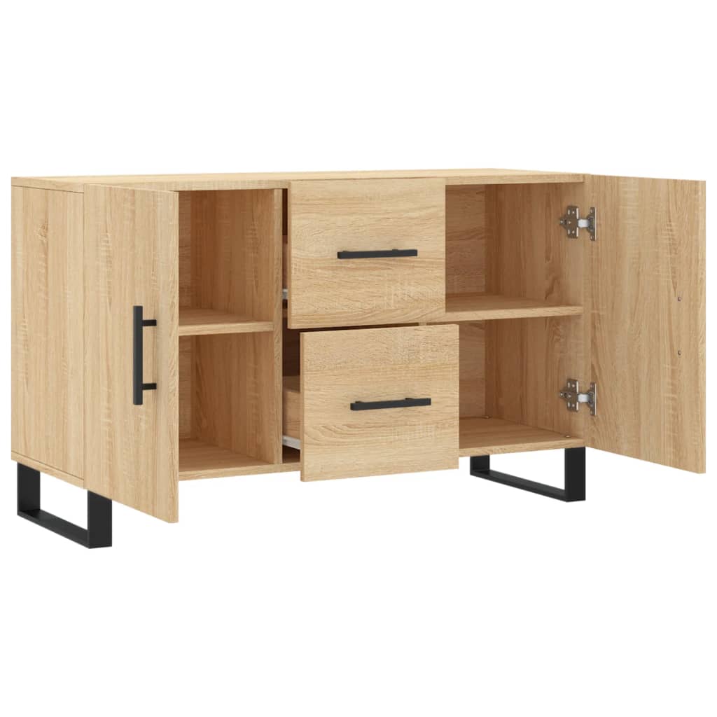 Credenza Rovere Sonoma 100x36x60 cm in Legno Multistrato 828199