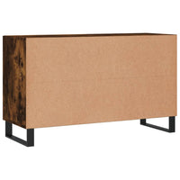 Credenza Rovere Fumo 100x36x60 cm in Legno Multistrato 828201