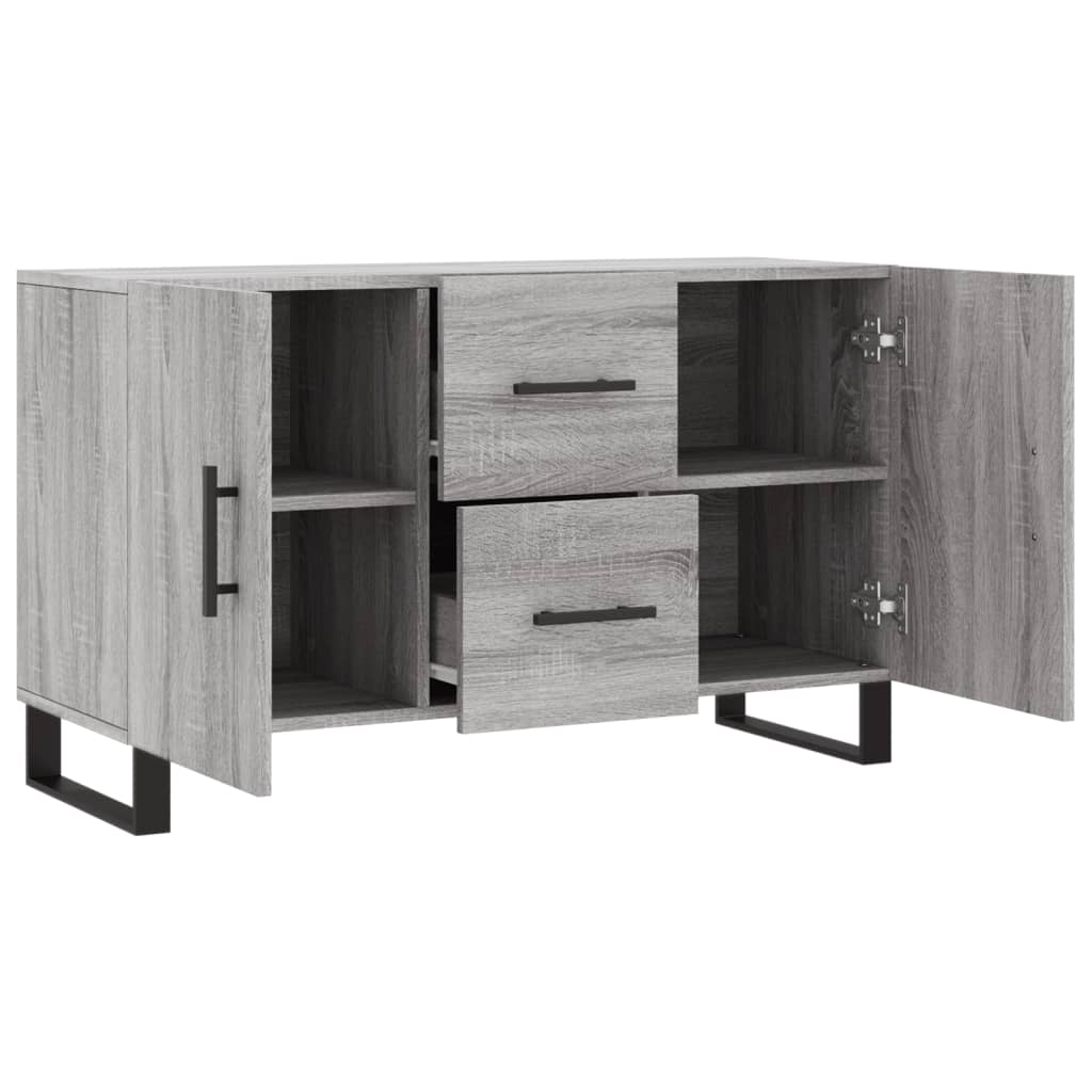 Credenza Grigio Sonoma 100x36x60 cm in Legno Multistrato 828202