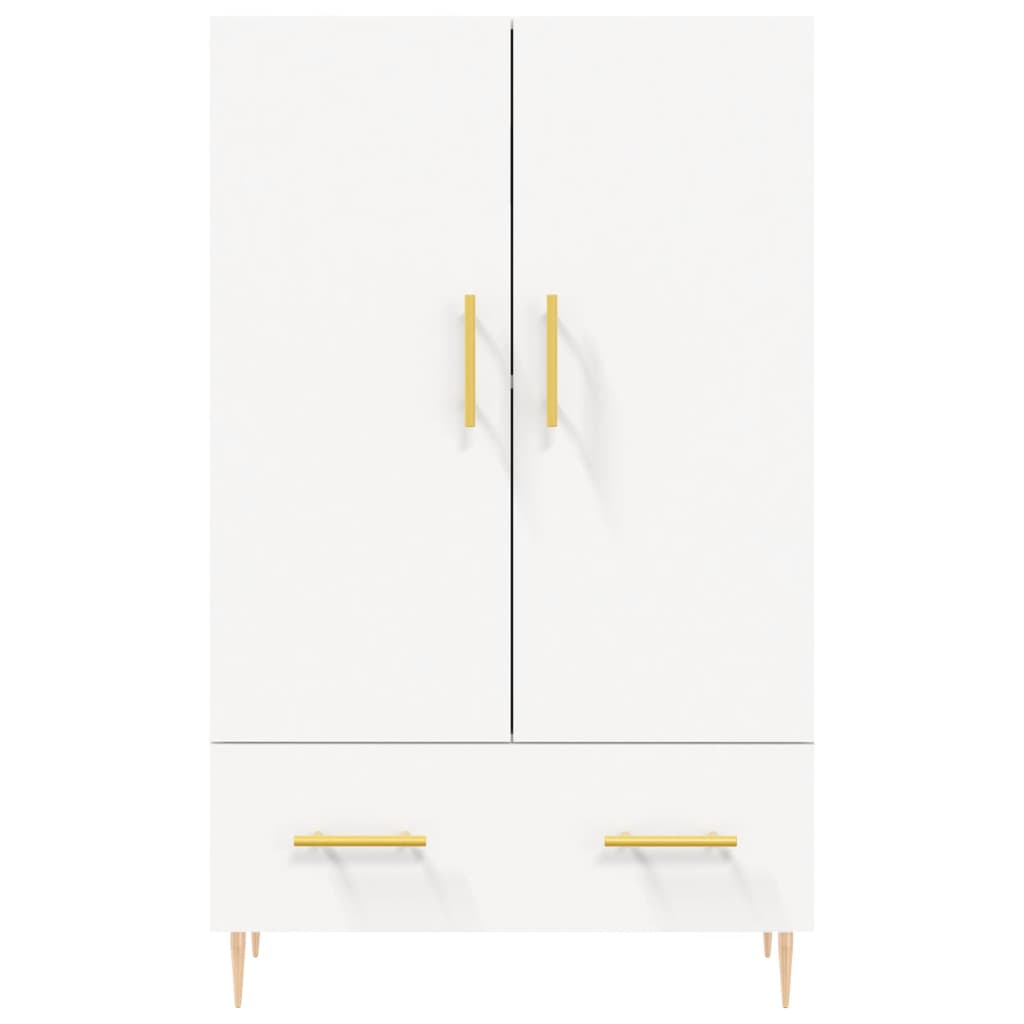 Credenza Bianca 69,5x31x115 cm in Legno Multistrato 828220