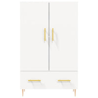 Credenza Bianca 69,5x31x115 cm in Legno Multistrato 828220