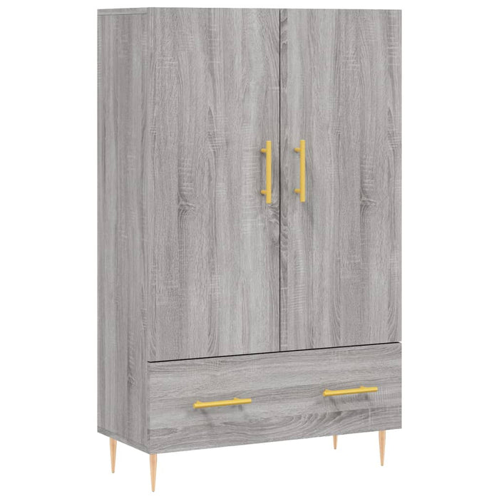 Credenza Grigio Sonoma 69,5x31x115 cm in Legno Multistratocod mxl 129277