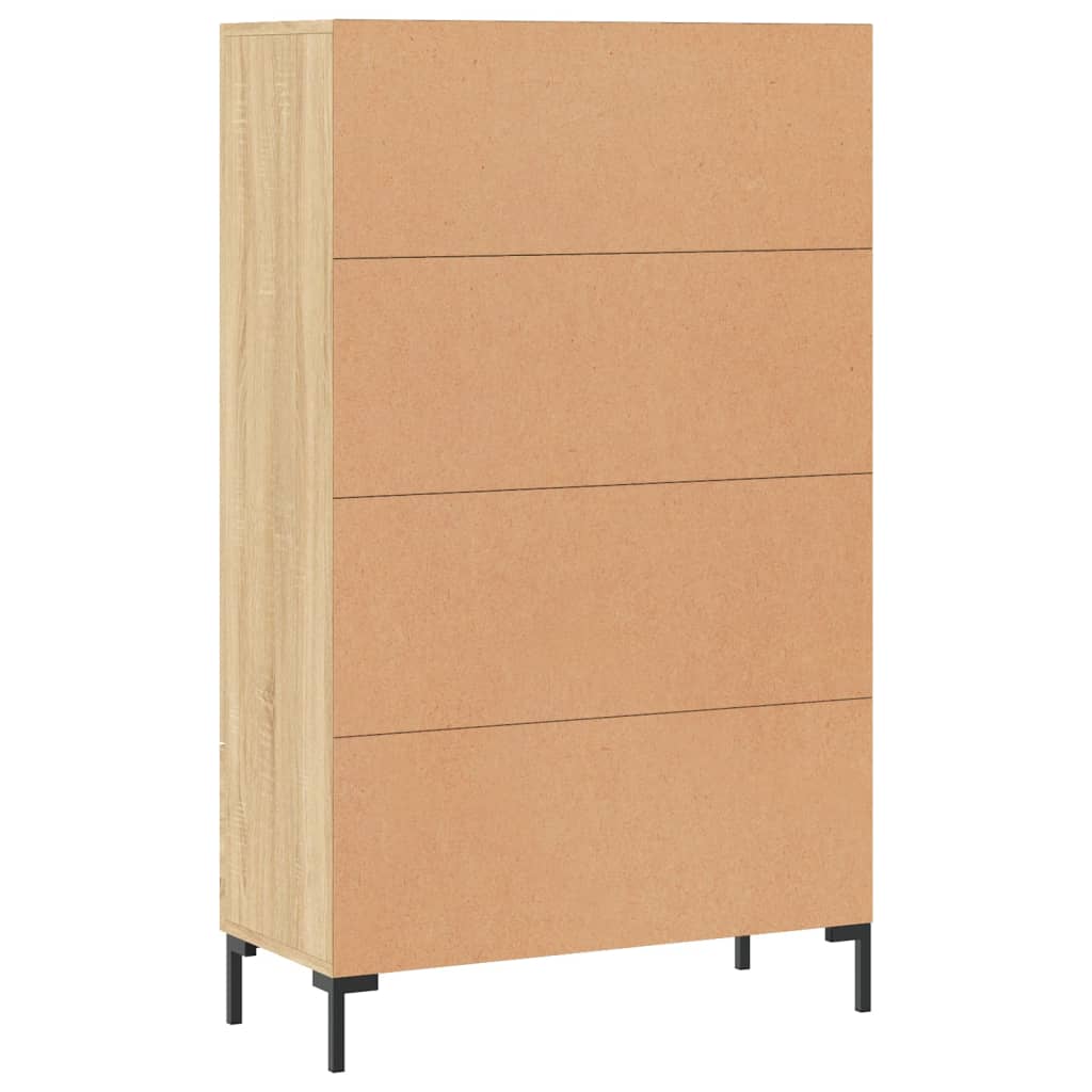 Credenza Rovere Sonoma 69,5x31x115 cm in Legno Multistrato 828239