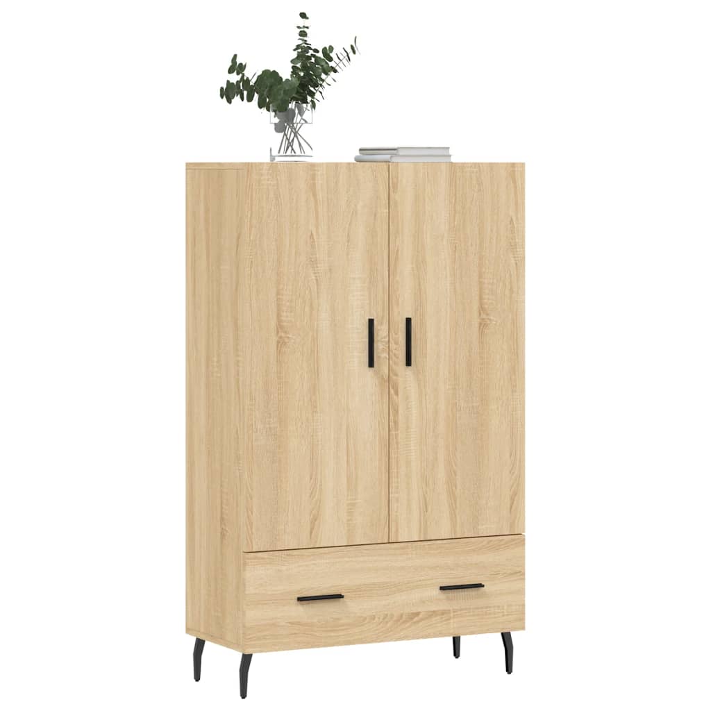 Credenza Rovere Sonoma 69,5x31x115 cm in Legno Multistrato 828255