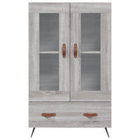 Credenza Grigio Sonoma 69,5x31x115 cm in Legno Multistrato 828274