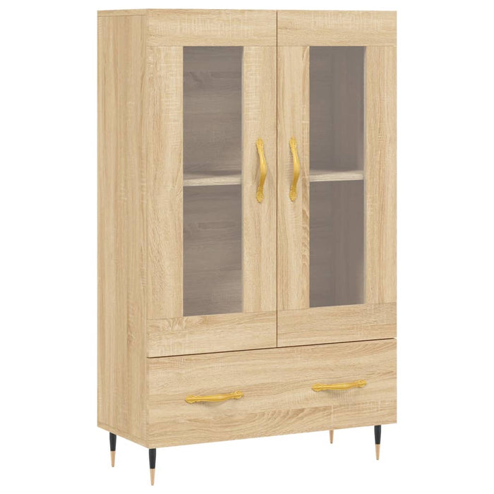 Credenza Rovere Sonoma 69,5x31x115 cm in Legno Multistratocod mxl 128419