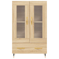 Credenza Rovere Sonoma 69,5x31x115 cm in Legno Multistrato 828279