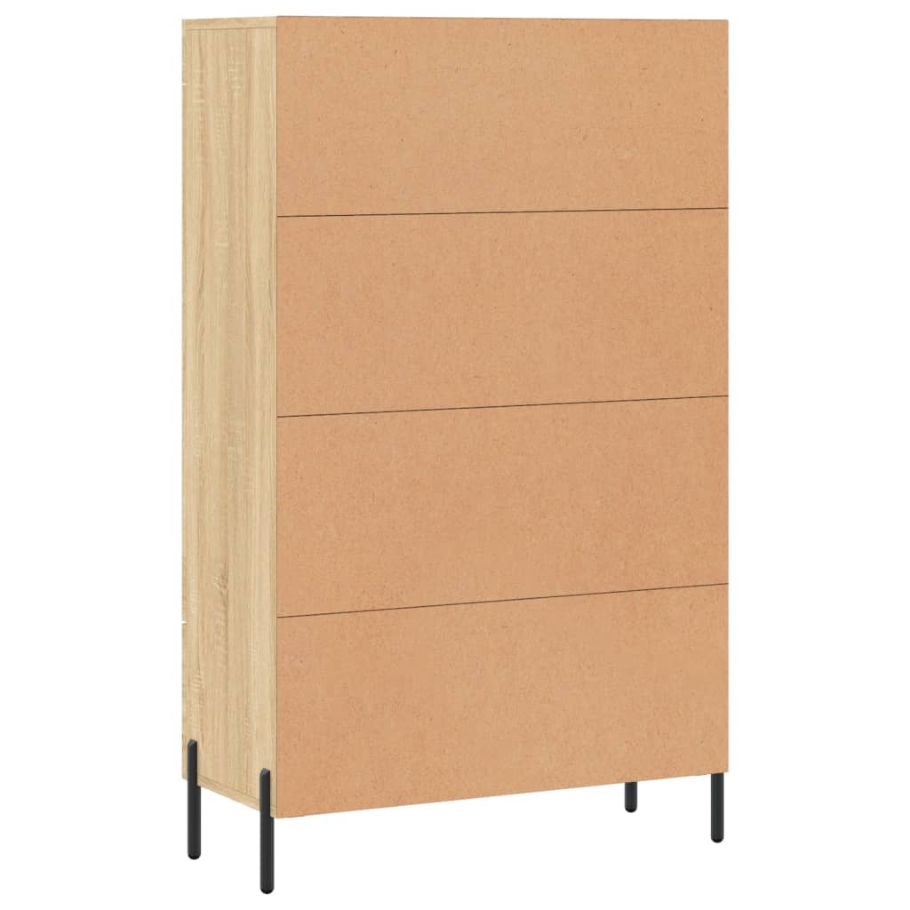 Credenza Rovere Sonoma 69,5x31x115 cm in Legno Multistrato 828311